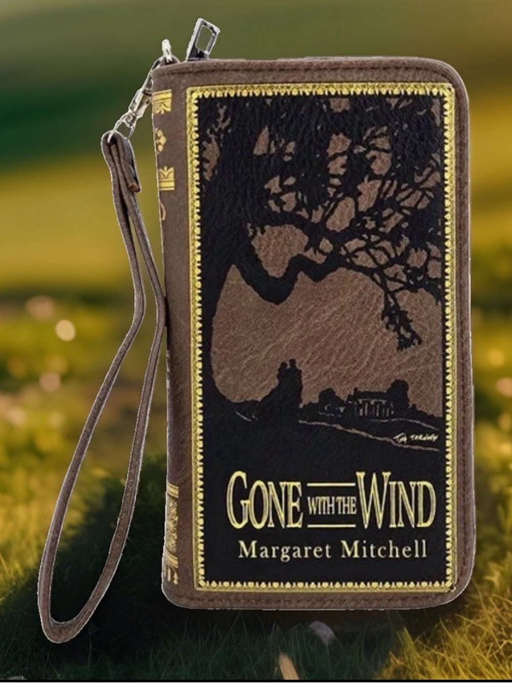 NEW w Tag GONE WITH THE WIND Classic Book Wallet Wristlet Clutch Scarlett O’Hara